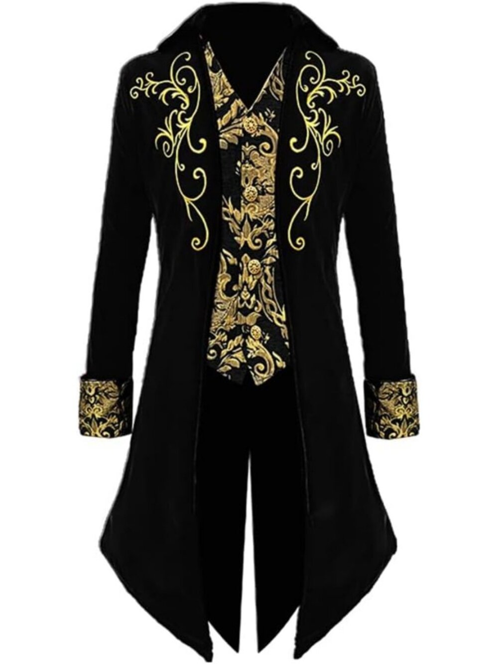 Men's Medieval Frock Coat | Victorian Steampunk Tailcoat | Unique Costume Jacket